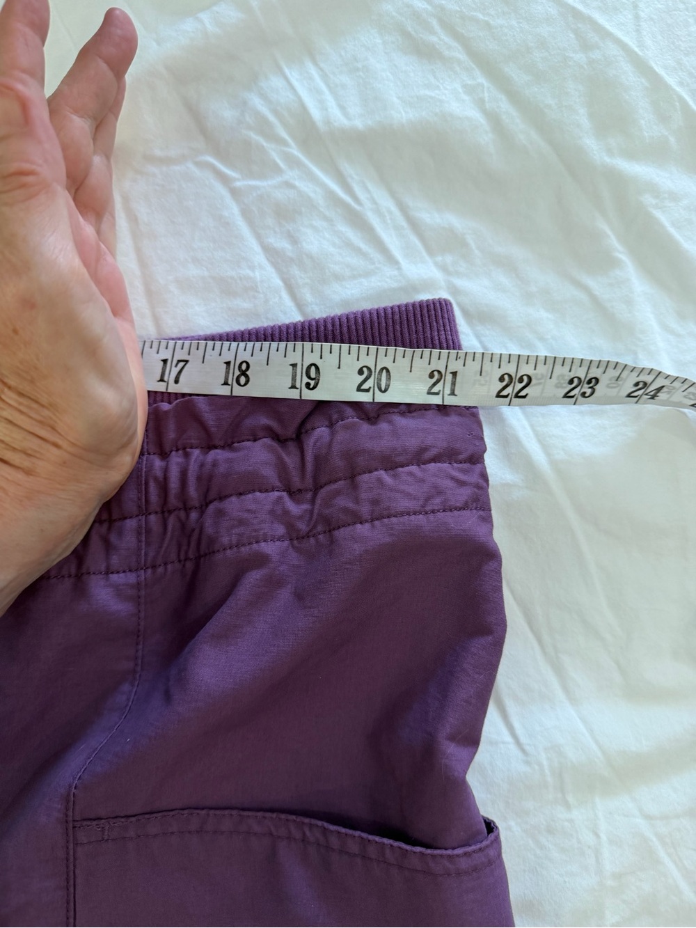 FREE PEOPLE Movement Fresh Start Pants Black Tea Purple Barrel Leg  L - Picture 10 of 13